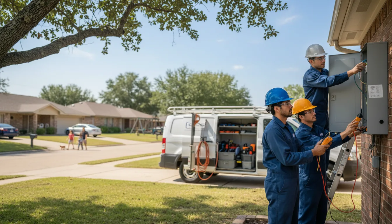 Certified electrician providing emergency electrical services in Lindenwood, IL